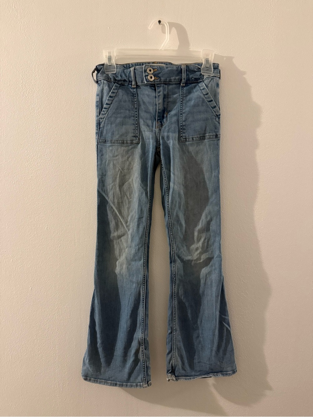 abercrombie kids Light Blue Denim Flare Jeans